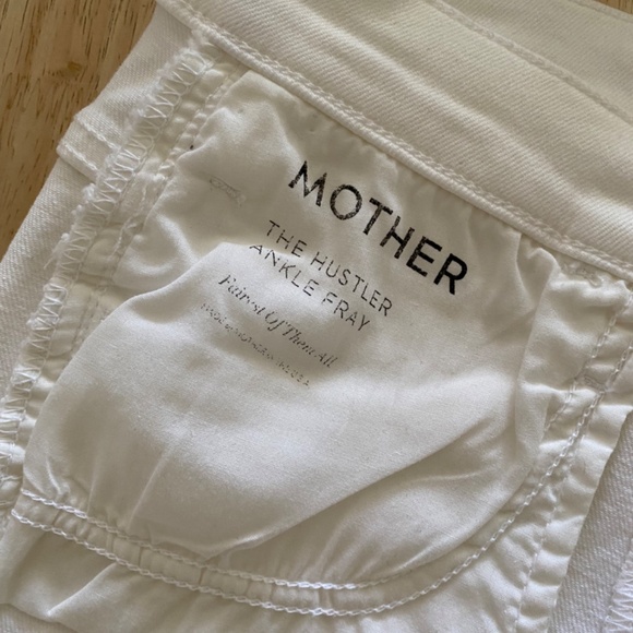 MOTHER The Hustler BAD*SS ankle fray pants - Picture 5 of 5